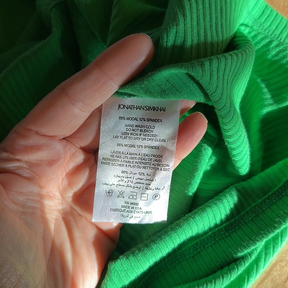 New JONATHAN SIMKHAI Merrit Top - Picture 7 of 7